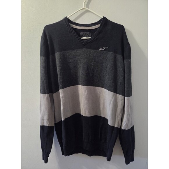 Alpinestars Sweaters Long Sleeves XL 100% Cotton Pre-Owned - Picture 1 of 7